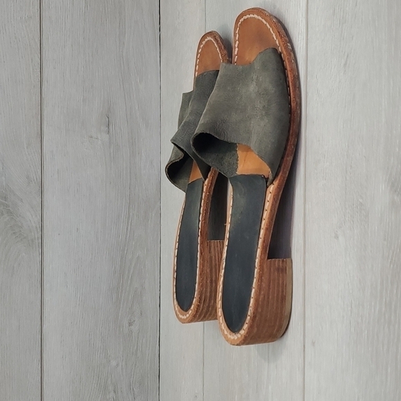 SAMUJI Womens Leather Sandals Boho Hobo shoes sz 38 US 8 - Picture 3 of 13